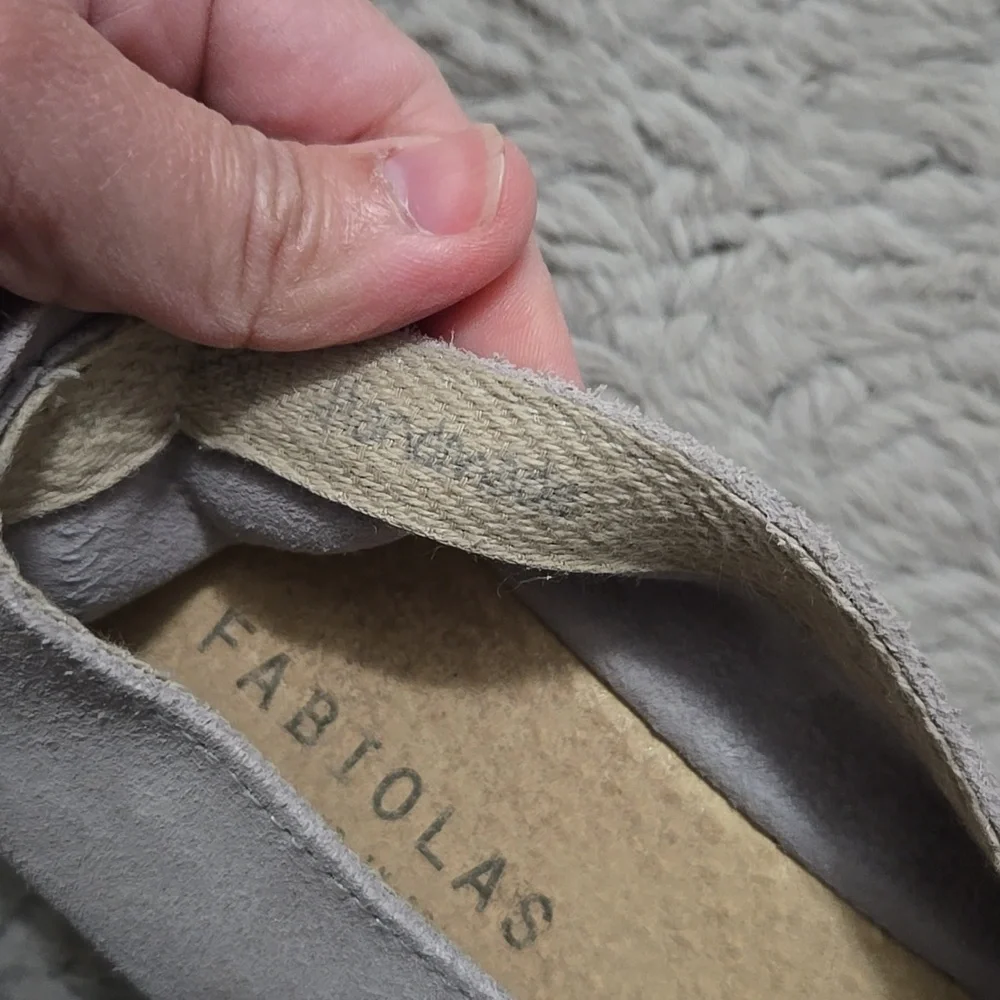 Fabiolas made in Spain handmade suede espadrilles - size 10
